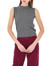 Yes Zee maglia smanicata lurex