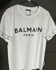 Balmain White T Shirt With