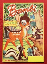 °°° ALBUM Lampo - Bambi °°° 1951 VUOTO con cedola MOLTO BELLO