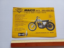 Maico 250 - 400 - 501 Cross 1972 depliant italiano originale