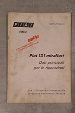 Fiat 131 mirafiori - Dati