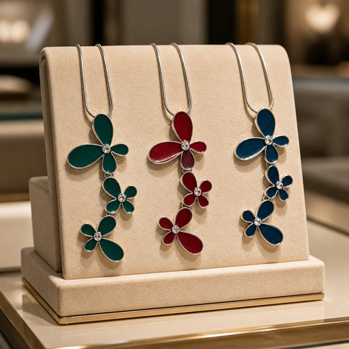 Collana donna floreale per