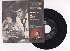 Disco 45 Giri Nico Fidenco What a Sky - Su nel Cielo dal Film I Delfini SCD4