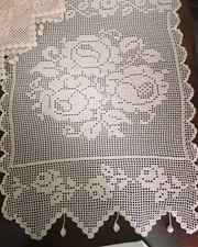 Tenda pizzo uncinetto