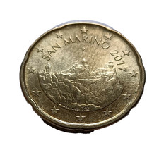 20 CENTESIMI DI EURO SAN MARINO ANNO 2017  RARA