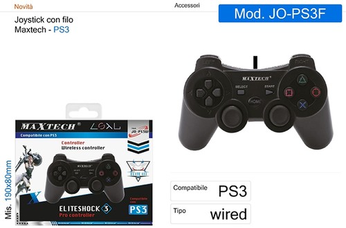 Joystick con filo - , compatibile