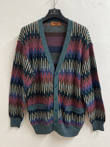90s missoni uomo cardigan - 90s,