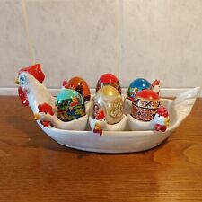 Portauova gallina con pulcini anni '60 '70