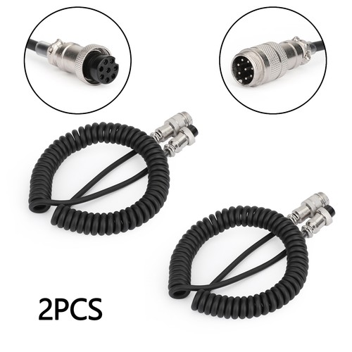 Pin hand mic - 2x, 8-pin