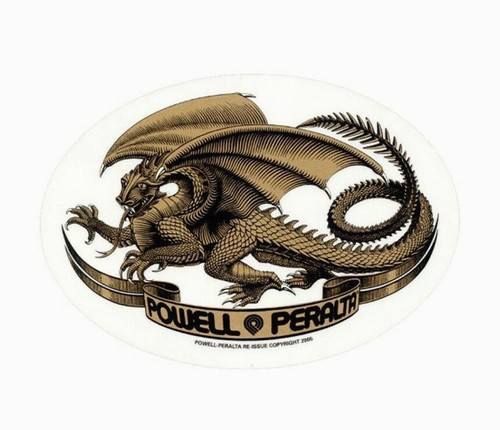 Adesivo powell peralta - adesivo, oval