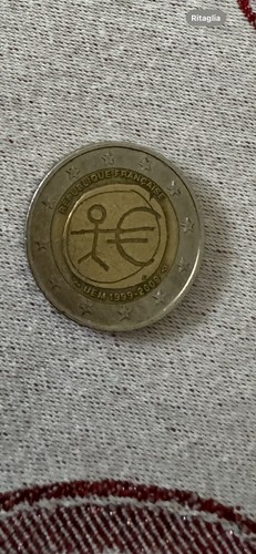 Moneta due euro - due, 2