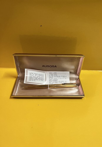 Penna aurora laminato oro - penna,