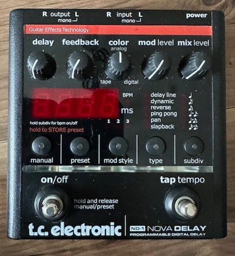 Electronic nova delay - tc,