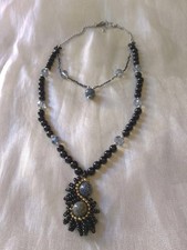 Collana lunga artigianale - artigianale, nera