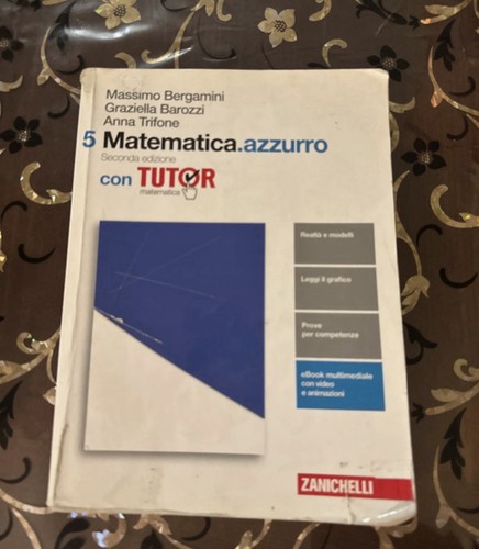 Zanichelli matematica azzurro - zanichelli, matematica.azzurro