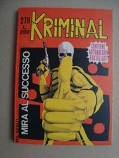 kriminal n° 278 ed.corno 1970