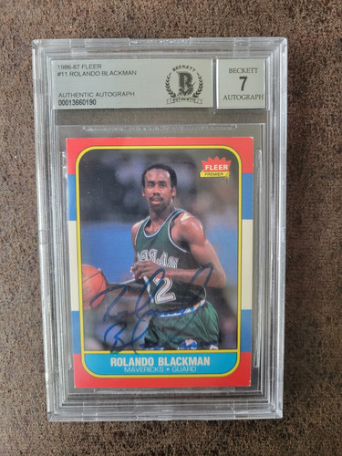 1986 fleer rolando blackman - fleer,
