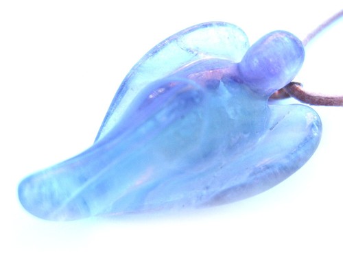 Ciondolo angelo fluorite verde - angelo,