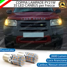 COPPIA LAMPADE FRECCE ANTERIORI LED LAND ROVER FREELANDER MK1 PY21W CANBUS