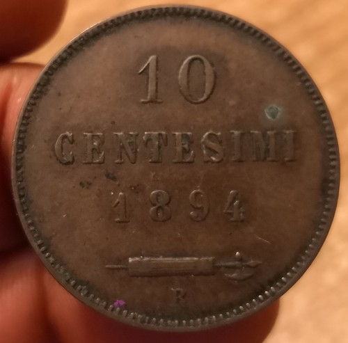 Moneta centesimi 1894 - 10,