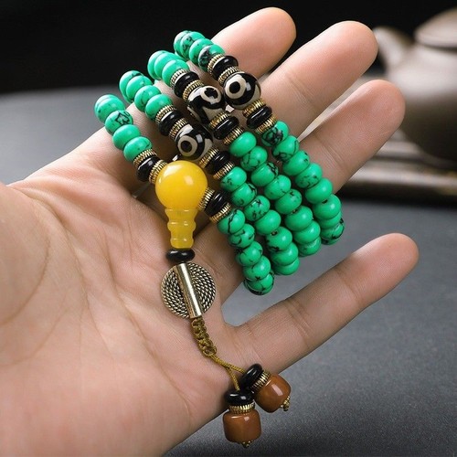 Bracciale perle abaco - , turchese