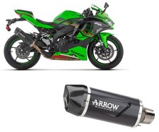 Terminale di Scarico Arrow Indy Race EVO alluminio Dark per Kawasaki ZX-4R 2024