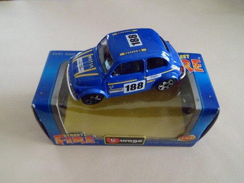 Burago fiat 500 - 500, rally