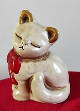 Gatto Thun con Fiocco Rosso Vintage, Raro, Fuori Produzione...