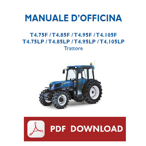 New holland 95lp manuale - new,