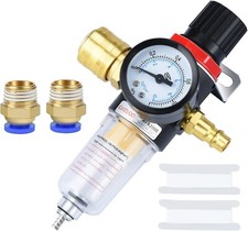 Riduttore Di Pressione Aria Regolatore Aria Compressa,Regolatore Attacco 1/4 Ari