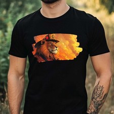 T-shirt uomo leone come