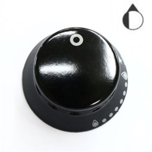 Manopola nera cucina piano