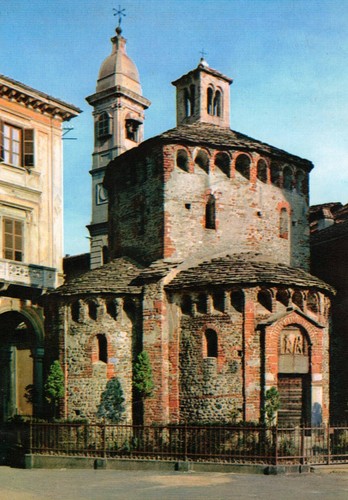 Biella vedute battistero - biella,,