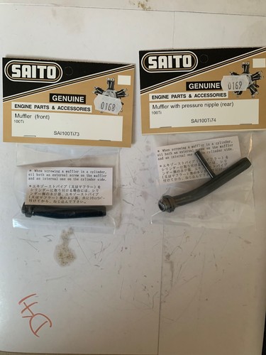 Scarichi motore saito 100ti - motore, fa-100ti