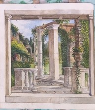 dipinto acquarello su carta