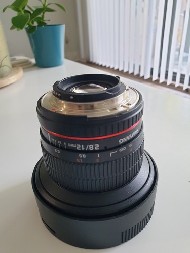 Obiettivo samyang fisheye per - obiettivo,