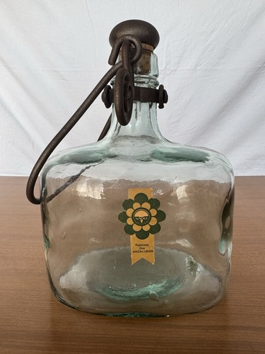 Antica damigiana vetro - vetro,