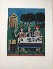 ALDO GENTILINI GRANDE LITHOGRAPHIE ORIGINALE 