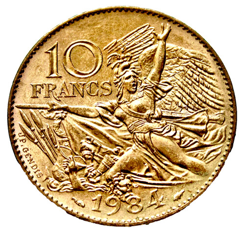 Francia 1984 franchi - 1984, 10