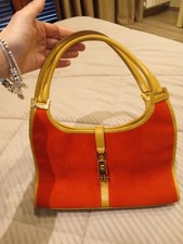 Borsa Gucci Jackie vintage  Arancione scamosciato in ottimo stato