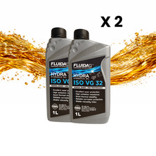 2L FLUIDAX Olio Idraulico ISO