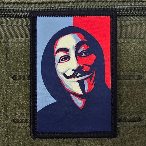 Anonymous hacker patch protest - anonymous,