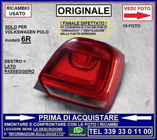 Fanale faro posteriore destro - fanale,