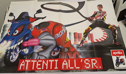 Poster aprilia valentino - aprilia,