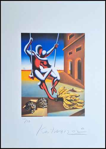 Mark kostabi untitled 70 - untitled, *