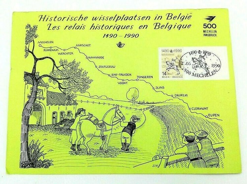 Francobolli cartoline belgio - francobolli,