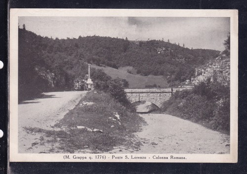 Cartolina monte grappa ponte - cartolina,