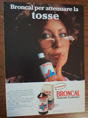 Pubblicità broncal antitosse - broncal,