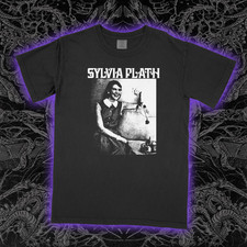 T-shirt Sylvia Plath poeta