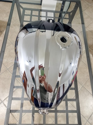 Fuel tank chrome - tank,